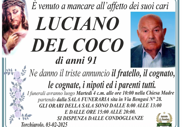 Annuncio LUCIANO DEL COCO